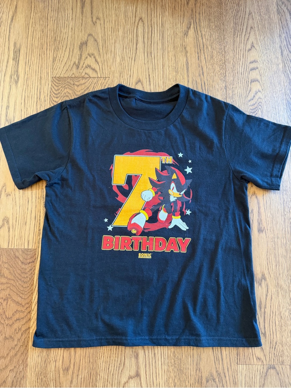 Bigfoot Black Monster Truck, Birthday Sonic & Halloween Tee Bundle Size 8 - Picture 2 of 6